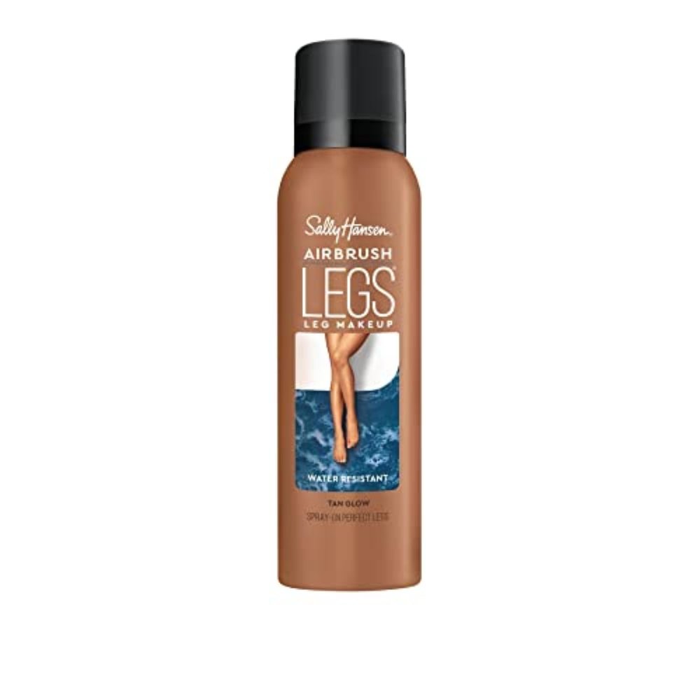 Sally Hansen Airbrush Legs, Leg Spray-On Makeup, Tan Glow, Easy Application, Flawless Looking Legs, Water Resistant, Transfer Proof