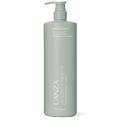 LANZA Healing Strength Manuka Honey Conditioner - Strengthens, Protects and Restores Weak, Fragile, and Aged Hair, Rich with Keratin Protein, Healing Oils, and Vitamin C (33.8 Fl Oz)