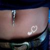 3-Way Heart Tanning Stickers 50 Count view 3