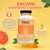 Spazazz 7380C Spa and Bath Crystals, Grapefruit Orange view 3