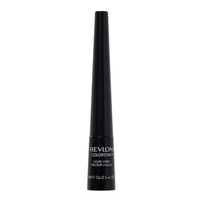 Revlon Liquid Eyeliner, ColorStay Eye Makeup, Waterproof, Smudgeproof, Stocking Stuffer for Her, Longwearing with Ultra-Fine Tip, Blackest Black