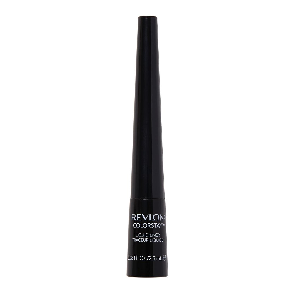 Revlon Liquid Eyeliner, ColorStay Eye Makeup, Waterproof, Smudgeproof, Stocking Stuffer for Her, Longwearing with Ultra-Fine Tip, Blackest Black