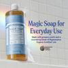 Dr. Bronner's Magic Soap-Pure-Castile Liquid Soap (Baby Unscented, 32 ounce, 2-Pack)-Regenerative Organic Certified Oils, 18-in-1 Uses: Body, Laundry & Dishes, For Sensitive Skin, No Fragrance view 2