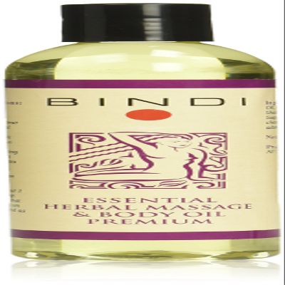 Bindi Bindi Premium Essential Herbal Massage and Body Oil, 8 Fluid Ounce