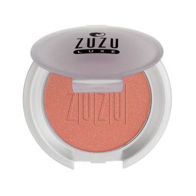 ZUZU LUXE Mineral Blush (Sunset - Apricot/Warm Shimmer), Natural, Paraben Free, Vegan, Gluten-free, Cruelty-free, Non GMO, 0.1 oz