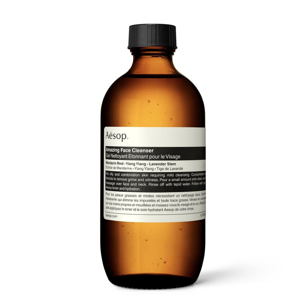Aesop Amazing Face Cleanser | Non Drying, Concentrated Low Foaming Daily Cleanser | Cleanse Skin of Oil and Grime Without Disturbing Natural Balance | 6.7 oz / 200 mL