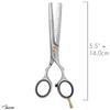 Jaguar Scissor - Pre Style Ergo Thinning Size 5.5" view 3
