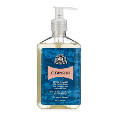 Brave Soldier Clean Skin Face Cleanser for Men and Women Moisturizing Face Wash for Sensitive,Oily, or Dry Skin, Mild Makeup Remover | Pump Bottle 8 fl. oz. / 236.5 ml