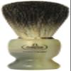 Omega 63171 Stripey 100% Pure Badger Shaving Brush with Stand view 1