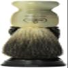 Omega 63171 Stripey 100% Pure Badger Shaving Brush with Stand view 2