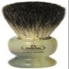 Omega 63171 Stripey 100% Pure Badger Shaving Brush with Stand view 3