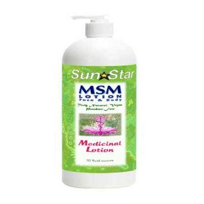 MSM Face & Body Lotion with Tea Tree Oil Medicinal Lotion