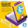 Dr. Piercing Aftercare Swabs  Piercing Bump Saline Solution for Cleansing Earring, Nose, Belly, and Ear Piercings  Gentle Saline Wash for a Refreshing Experience  36 Easy-to-Use Swabs (1-Pack) view 4