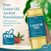 Baar Cold-Pressed Castor Oil, Cold-Processed, Hexane-Free, Palma Christi, for Skin, Hair, Massage & Castor Oil Packs, BPA-Free Bottle, 32 oz view 2
