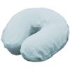 10 Pack Body Linen Comfort Flannel Face Rest Covers for Massage Tables (Blue) - Soft, Durable and Light 100% Cotton Flannel Face Cradle Covers for Professional Use view 1