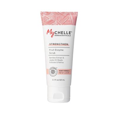 MyCHELLE Dermaceuticals Fruit Enzyme Scrub (2.3 Fl Oz) - Gentle Facial Scrub & Skin Cleanser with Concentrated Fruit-Infused Actives & Antioxidants - Cleanses & Strengthens Skin