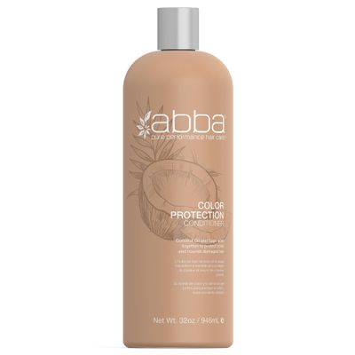 ABBA - Pure Color Protection Conditioner - Coconut Oil & Sage, 32 fl oz