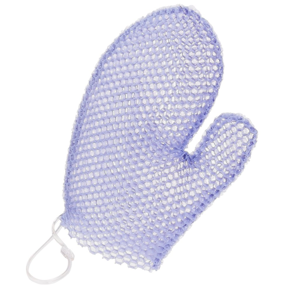 Supracor Spa Bath Mitt Body Exfoliator Face Scrub Sponge (Purple)