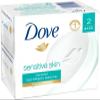 Dove Sensitive Skin Unscented Hypo-Allergenic Beauty Bar 4 oz, 2 ea view 1