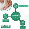Cutemol Emollient Moisturizing Cream - Serious Moisturizer Lotion Balm for Recovering Dry, Damaged Skin - Hydration for Cracked Hands and Feet, Eczema, Psoriasis, and Raw Skin (8 oz) view 4