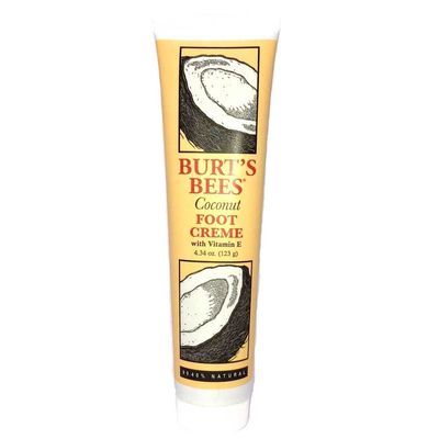 Burt's Bees Coconut Foot Creme with Vitamin E, 4.34-Ounce Tubes (Pack of 2)