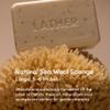LATHER - Natural Sea Wool Sponge, 5-6" - Organic Exfoliating Body Scrubber - Soft, Gentle Cleansing - Hypoallergenic - All Skin Types - Florida Natural Loofah Sponge - Cruelty Free - Beauty & Skincare view 2