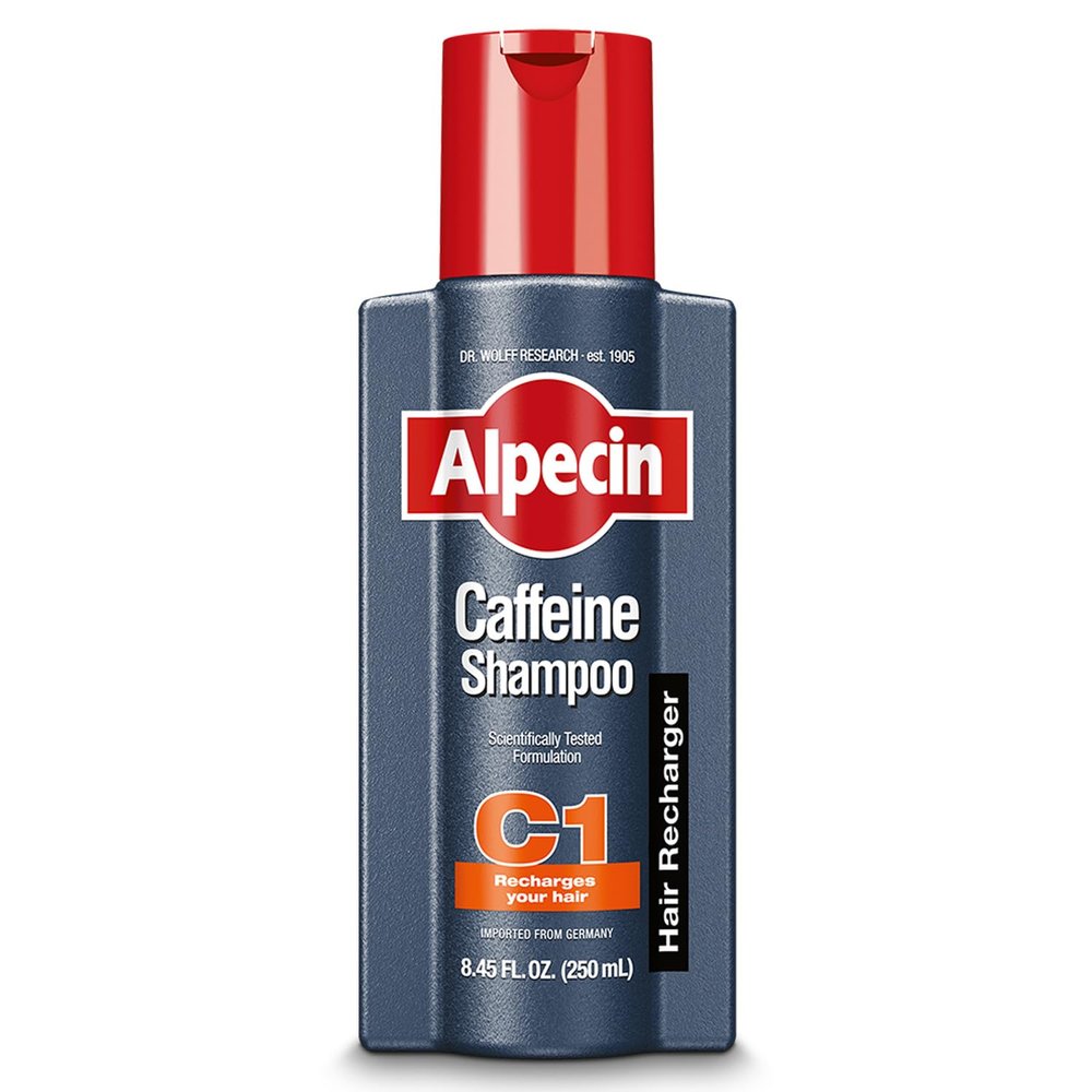 Alpecin C1 Caffeine Shampoo, 8.45 fl oz, Cleanses the Scalp to Promote Natural Hair Growth, Leaves Hair Feeling Thicker and Stronger
