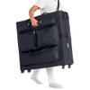 Master Massage Luggage Style Wheeled Massage Table Carrying Case 27 to 32 Width Folding Massage Table- Black view 2