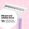 BIC Silky Touch Women's Disposable Razors, With 2 Blades, Pretty Pastel Razor Handles, 10 Count Pack of Shaving Razors view 4