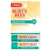 Burt's Bees Lip Balm Stocking Stuffers, Moisturizing Lip Care Christmas Gifts for Dry Chapped Lips, Medicated with Menthol & Eucalyptus, 100% Natural (2-Pack) view 1