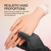 PANA Flexible Bendable Mannequin Nail Art Design Training Hand Tool with Stand Display view 3
