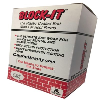 End Wraps Block It 3 X 4 For Short To Medium Length Hair (1 - PACK)
