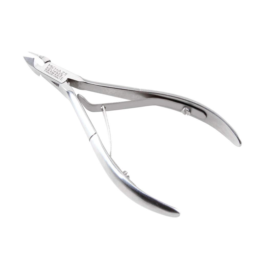 Mehaz Cuticle Nipper 777, 1/2 Jaw, Stainless Steel Cobalt with 4" Handle