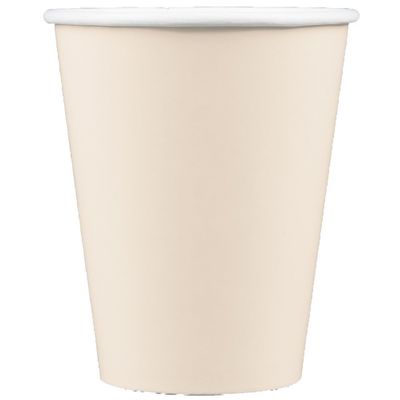 Party Favors Plus 240 Ivory Packaged Wax Coated Paper Cups 9 Ounces