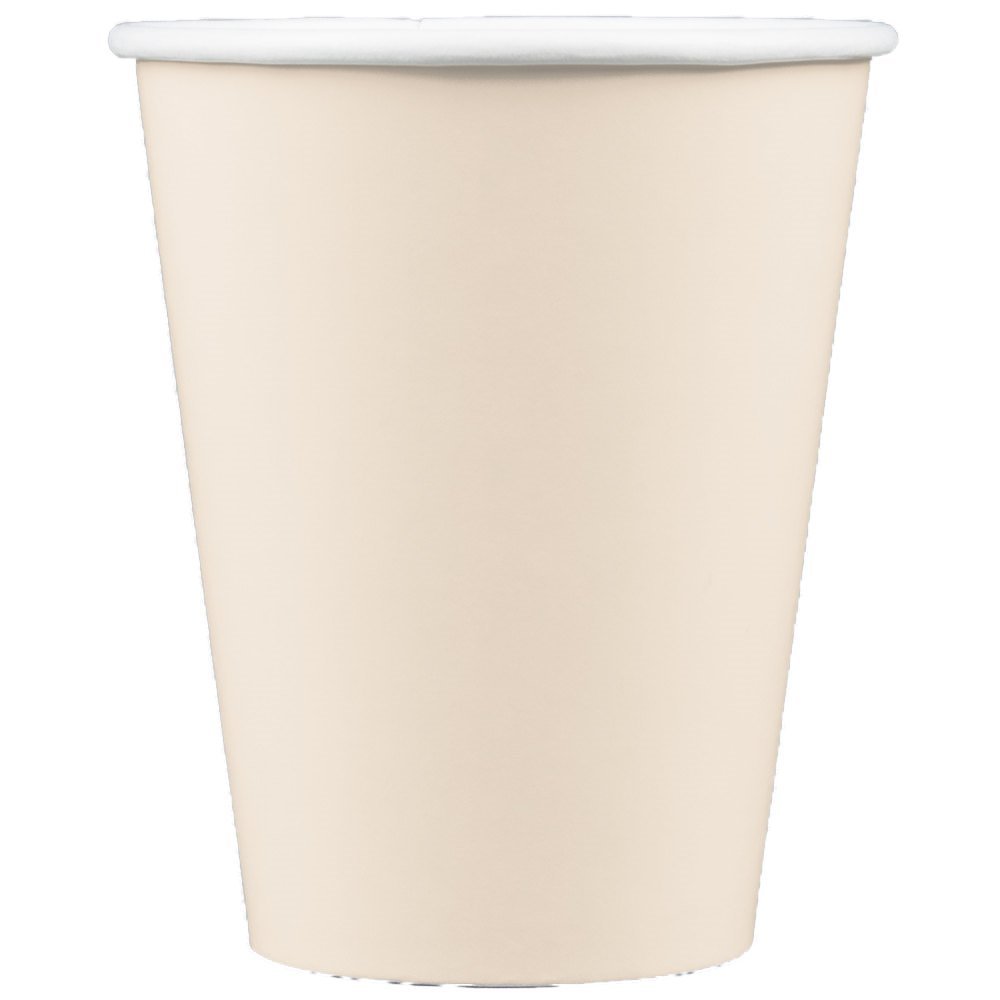 Party Favors Plus 240 Ivory Packaged Wax Coated Paper Cups 9 Ounces