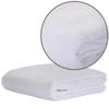 EarthLite DURA-Luxe Flannel Massage Table Sheet Set  Durable, Soft, Luxurious Comfort, Double-Napped Top Sheet, Fitted Sheet & Crescent Cover White view 2