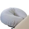 EarthLite DURA-Luxe Flannel Massage Table Sheet Set  Durable, Soft, Luxurious Comfort, Double-Napped Top Sheet, Fitted Sheet & Crescent Cover White view 3