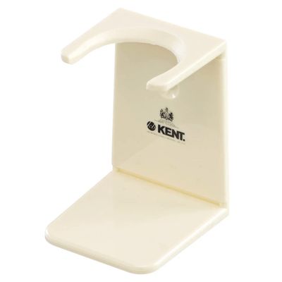 KENT VSB6 1.5" Water Resistant Mock Ivory Shaving Brush Stand BK2 and BK4 Natural Shaving Brush Air Drying Base