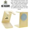 KENT VSB5 Small White Plastic Shaving Brush Stand for Self Adhesive Hang Drying Shave Brush. Essential Part of Any Mens Shaving Kit, Shaving Brush Holder Extends Natural Bristle Shaving Brushes Life view 3