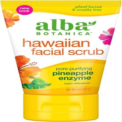 Alba Botanica Facial Scrub, Pineapple Enzyme, 4 oz