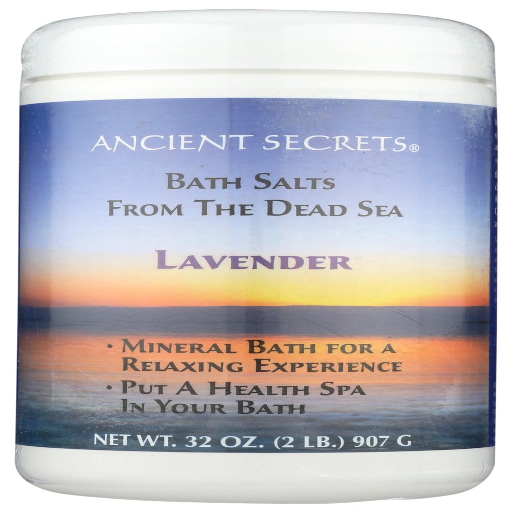 Ancient Secrets Aromatherapy Dead Sea Mineral Baths Lavender - 2 lbs