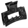 France Luxe Cutout Rectangle Claw Clip - Nacro Black view 1