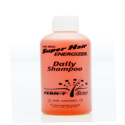 Hair Care Natural Shampoo By Super Hair Energizer, Enriched with Jojoba Oil Shampoo to Promote Healthy Hair Regrowth and Prevent Thinning Hair, 8 Oz. Per Bottle