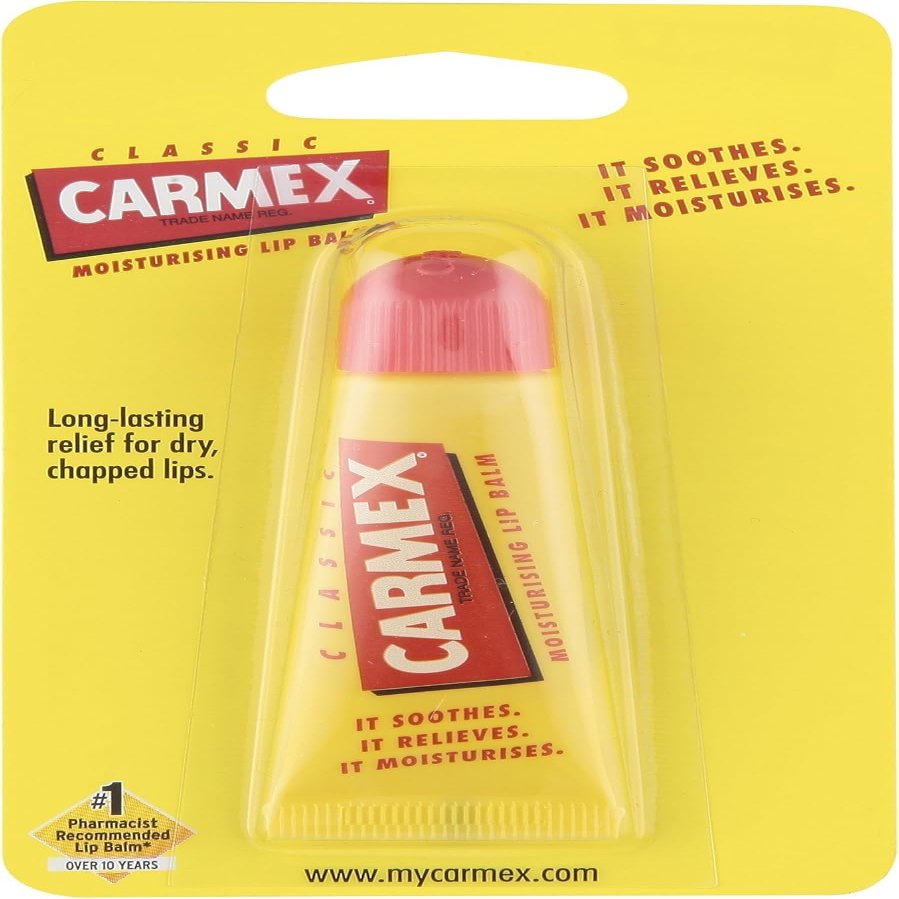 Carmex Classisc Lip Balm Medicated, 0.35 Ounce (Pack of 1) (Tube in Blister Pack)