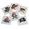 U.S. Toy Pirates Childrens Temporary Tattoos view 1