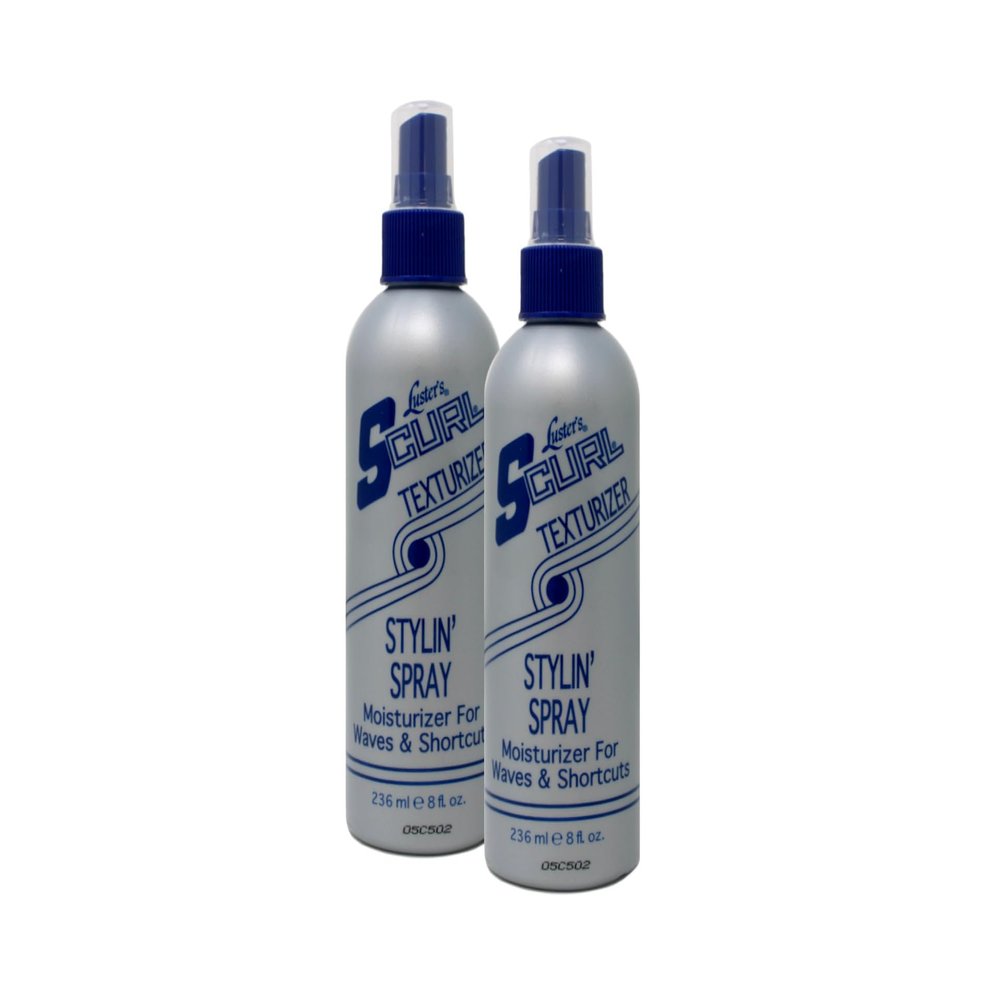 Lusters S-Curl Texturizing 8 Ounce Styling Spray Pump (235ml) (2 Pack)