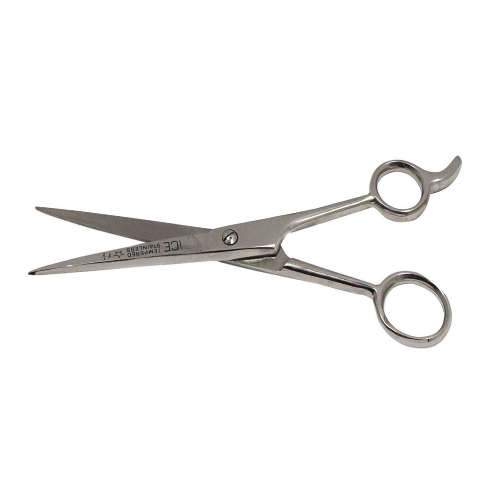 SE 7-1/2" Ice Tempered Stainless Steel Barber Scissors - SP105