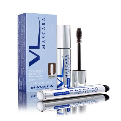 Mavala Mascara Volume & Length Waterproof, Brown, 0.32 Ounce