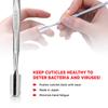 Seki Edge Cuticle Pusher (SS-303) - Professional Stainless Steel Nail Cuticle Pusher With Contoured Spoon Edge - Nail Care Tool for Manicures & Pedicures - Salon, Spa, & Home Use - Made in Japan view 4