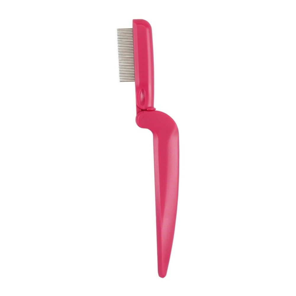 Seki Edge Folding Lash Pin Comb - (SS-603) Eyelash Comb With Stainless Steel Metal Teeth - Eye lash Separator & Removes Excess Mascara - Made in Japan